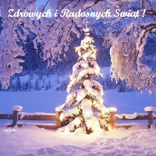 Kartka Zdrowych i Radosnych �wi�t daj�cych spok�j i odpoc