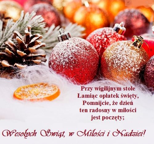 Kartka Pi�knych �wi�t w Mi�o�ci i Nadziei!