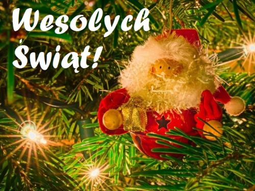Kartka Przytulnych �wi�t przy �wietle Choinki!