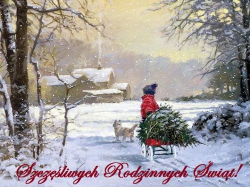 Kartka Szcz�liwych Rodzinnych �wi�t!
