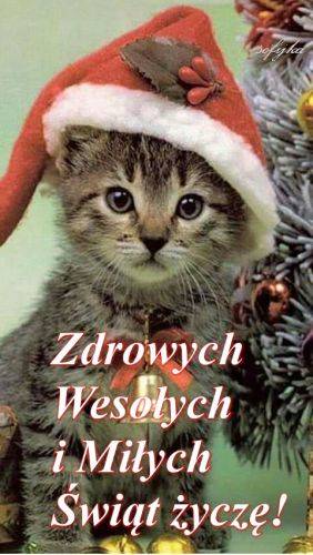 Kartka Zdrowych Weso�ych i Mi�ych �wi�t!