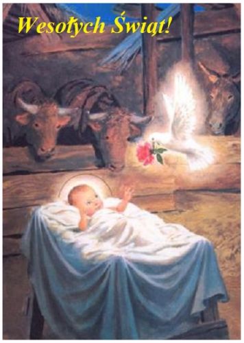 Kartka W ��obie le�y, kt� pobie�y kol�dowa� Ma�emu...