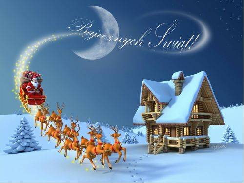 Kartka Bajecznych �wi�t!