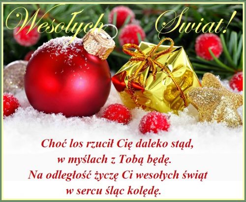 Kartka �ycz� Ci Weso�ych �wi�t z dalekich stron...