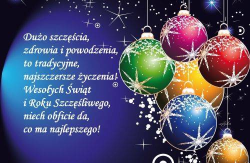 Kartka �wi�teczne �yczenia