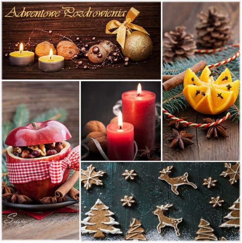 Kartka Niech pi�kny b�dzie ten adwentowy czas!