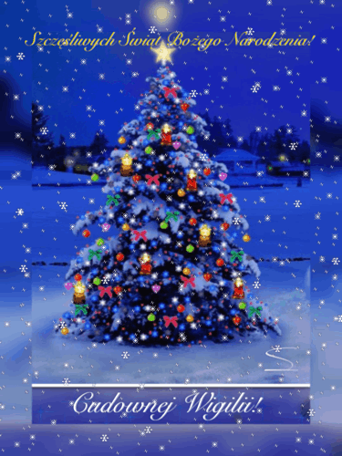 Kartka 🎄Cudownej Wigilii i Wspania�ych �wi�t!