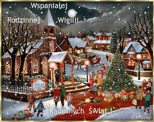 Kartka Wspania�ej Rodzinnej Wigilii i Radosnych �wi�t !