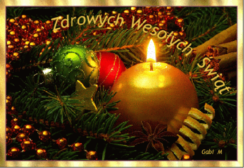 Kartka Zdrowych Weso�ych �wi�t !