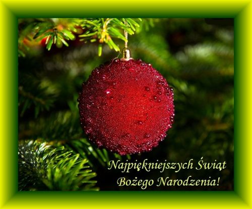 Kartka Najpi�kniejszych �wi�t Bo�ego Narodzenia!