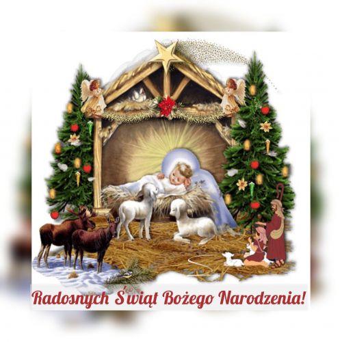 Kartka 🎄RADOSNYCH �WI�T!