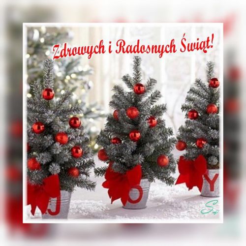 Kartka 🎄Pi�knych i Radosnych �wi�t �ycz�!