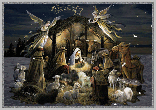 Kartka Niech Ci B�ogos�awi Panienka z Dziecin�...