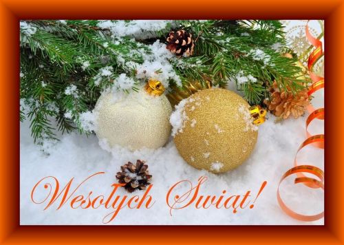 Kartka Pi�knych, weso�ych �wi�t!