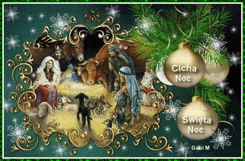 Kartka Cicha noc...�wi�ta noc ...