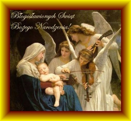 Kartka B�g si� rodzi, moc truchleje! Weso�ych �wi�t!