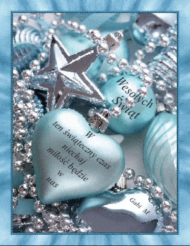 Kartka W ten �wi�teczny czas niechaj mi�o�� b�dzie w nas.