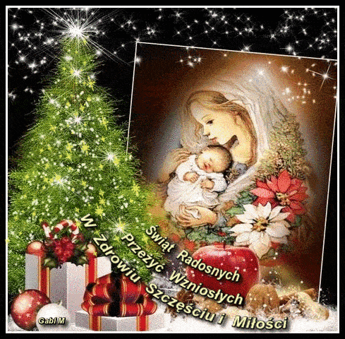 Kartka �ycz� �wi�t Radosnych - Prze�y� Wznios�ych ...!