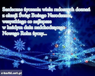 Kartka �yczenia z okazji Bo�ego Narodzenia