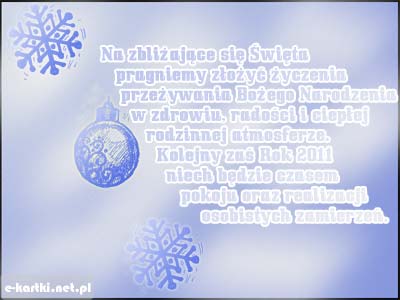 Kartka Bo�e Narodzenie