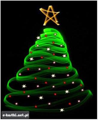 Kartka Choinka bo�onarodzeniowa