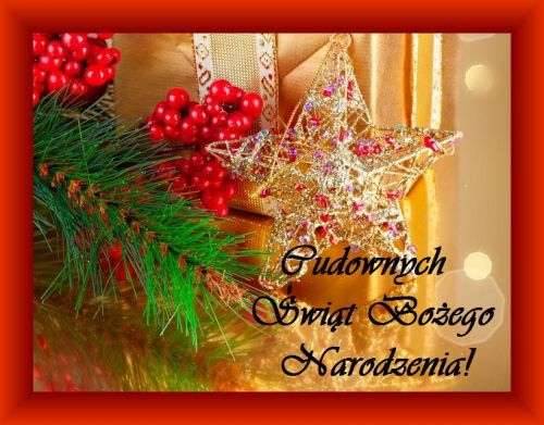 Kartka Niech te �wi�ta przynios� Ci rado�� i nadziej�!