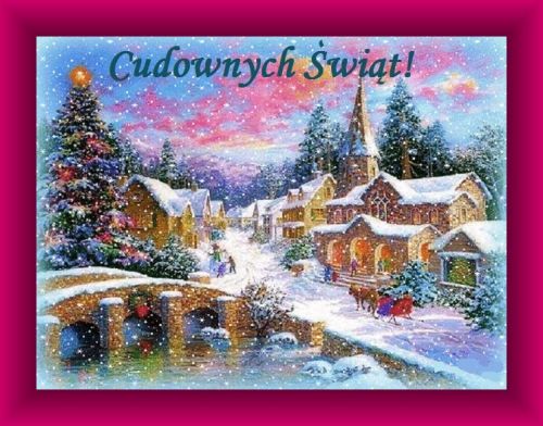 Kartka Cudownych �wi�t Bo�ego Narodzenia!