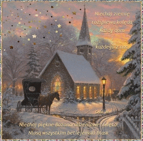 Kartka Niechaj ziemi� roz�piewa kol�da ...!