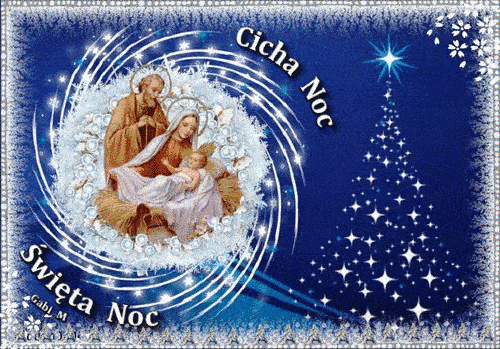 Kartka Cicha noc...�wi�ta noc ...