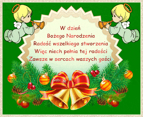 Kartka W Dzie� Bo�ego Narodzenia 