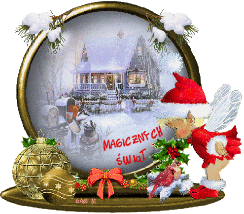 Kartka Magicznych �wi�t Bo�ego Narodzenia !