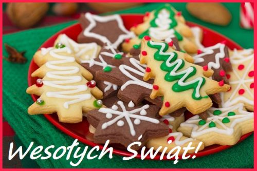 Kartka S�odko, adwentowo, �wi�tecznie... Weso�ych �wi�t!