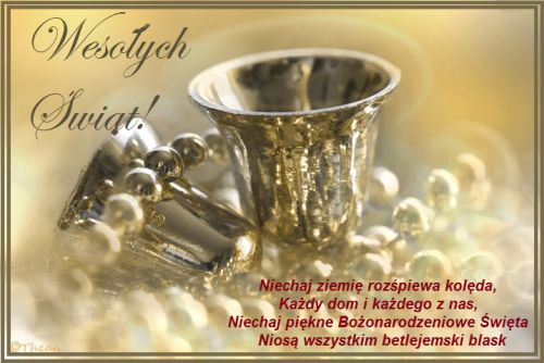 Kartka Niech te �wi�ta przynios� betlejemski blask...