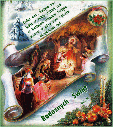 Kartka Cicha Noc ... �wi�ta Noc ...