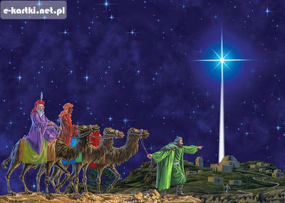 Kartka Gwiazda Betlejemska