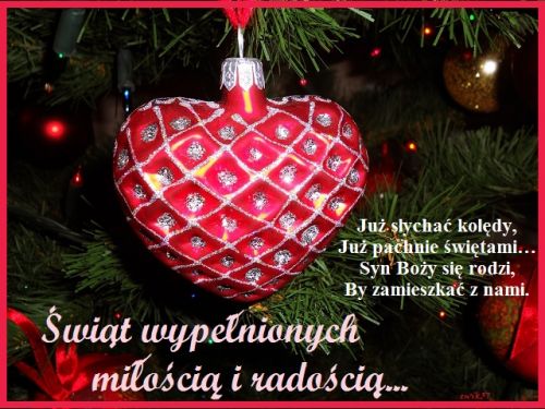 Kartka Syn Bo�y si� rodzi! Weso�ych �wi�t!