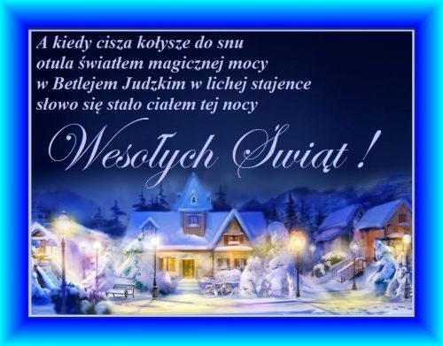 Kartka S�owo sta�o si� cia�em... Weso�ych �wi�t!