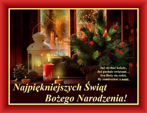 Kartka Najpi�kniejszych �wi�t Bo�ego Narodzenia