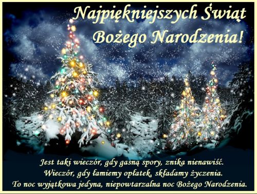Kartka Najpi�kniejszych �wi�t Narodzenia!