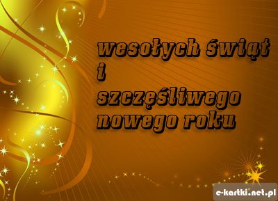 Kartka �yczenia �wi�teczne