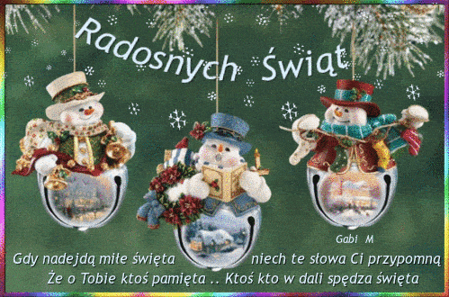 Kartka Gdy nadejd� mi�e �wi�ta ...