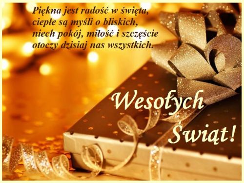 Kartka Niech pi�kno tych �wi�t otoczy nas wszystkich