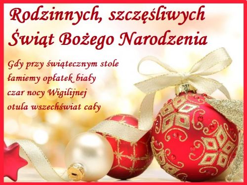 Kartka Rodzinnych, szcz�liwych �wi�t Narodzenia!