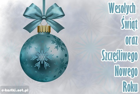 Kartka Weso�ych �wi�t oraz Szcz�liwego Nowego Roku!