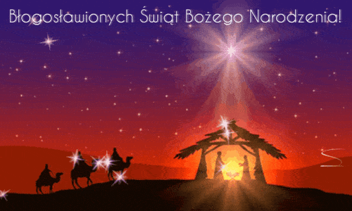 Kartka B�ogos�awionych �wi�t Bo�ego Narodzenia!