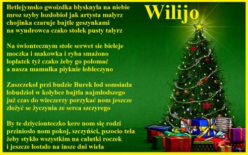 Kartka Nojpiykniejszej slonsky Wilije!