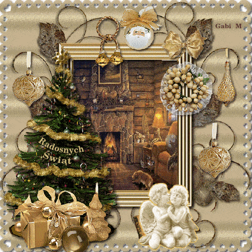 Kartka Pi�knych i Radosnych �wi�t Bo�ego Narodzenia!