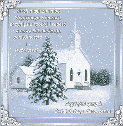 Kartka Najpi�kniejszych �wi�t Bo�ego Narodzenia!