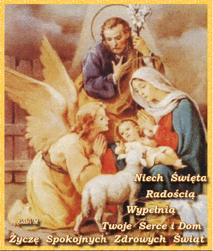 Kartka �ycz� Spokojnych Zdrowych �wi�t ! 