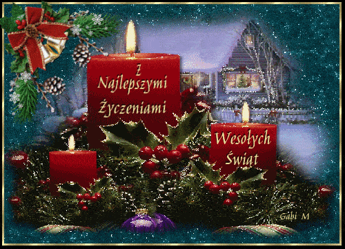 Kartka Z Najlepszymi �yczeniami Weso�ych �wi�t !